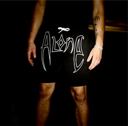 Alone All Over Embroidered Shorts