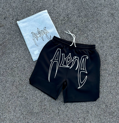 Alone All Over Embroidered Shorts