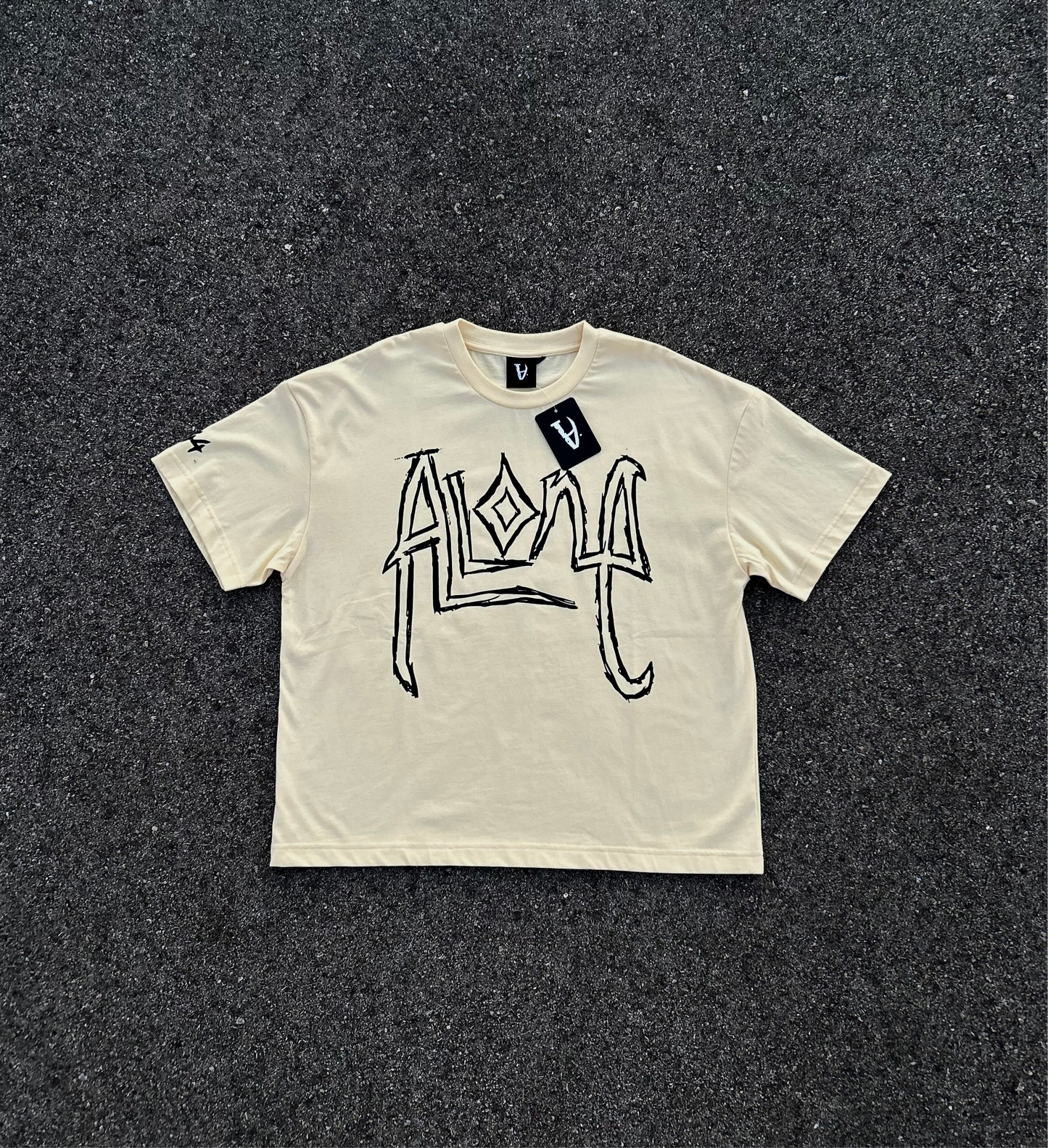 Alone Cream Tee