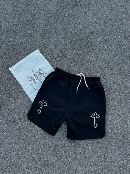 Alone All Over Embroidered Shorts