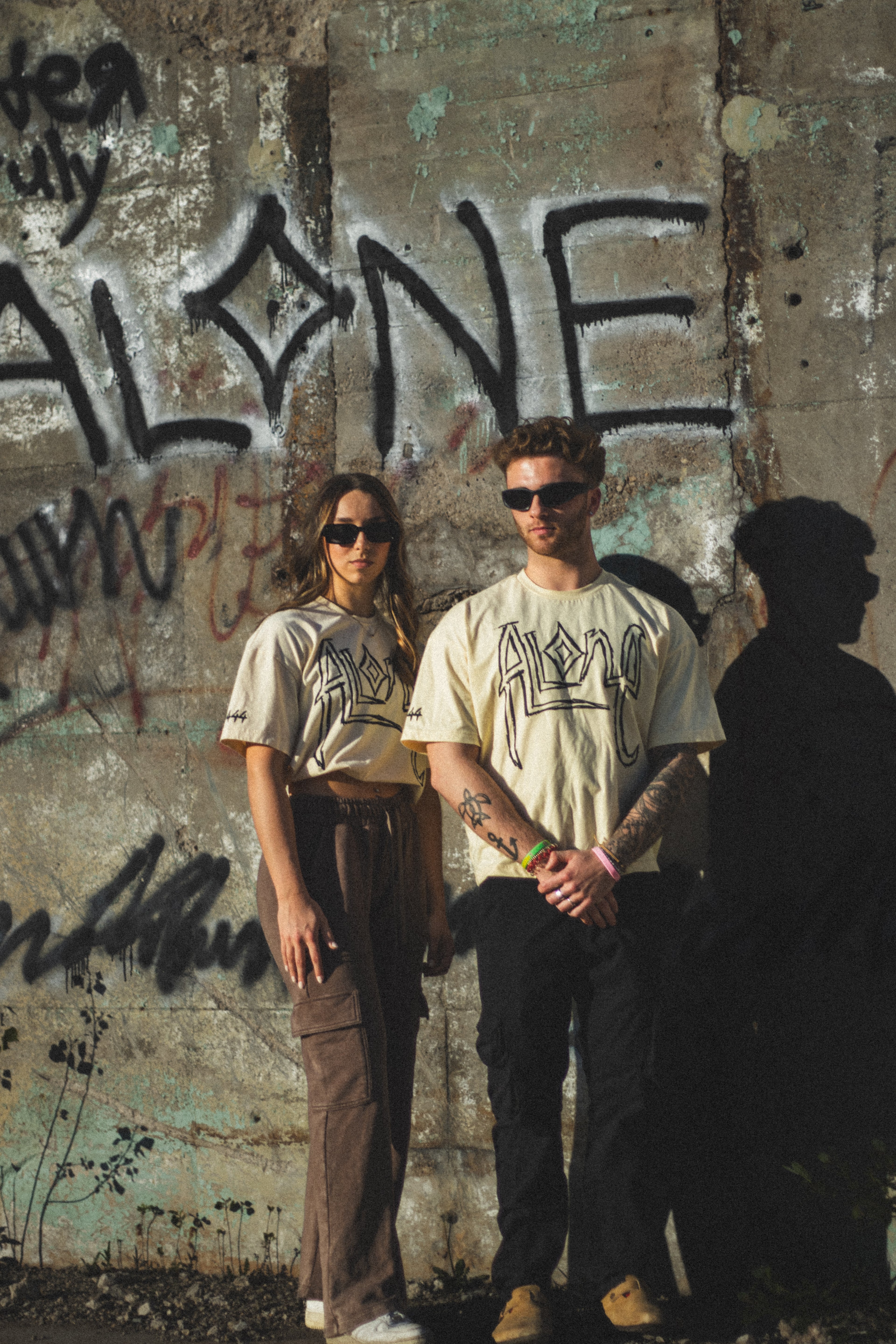 Alone Cream Tee