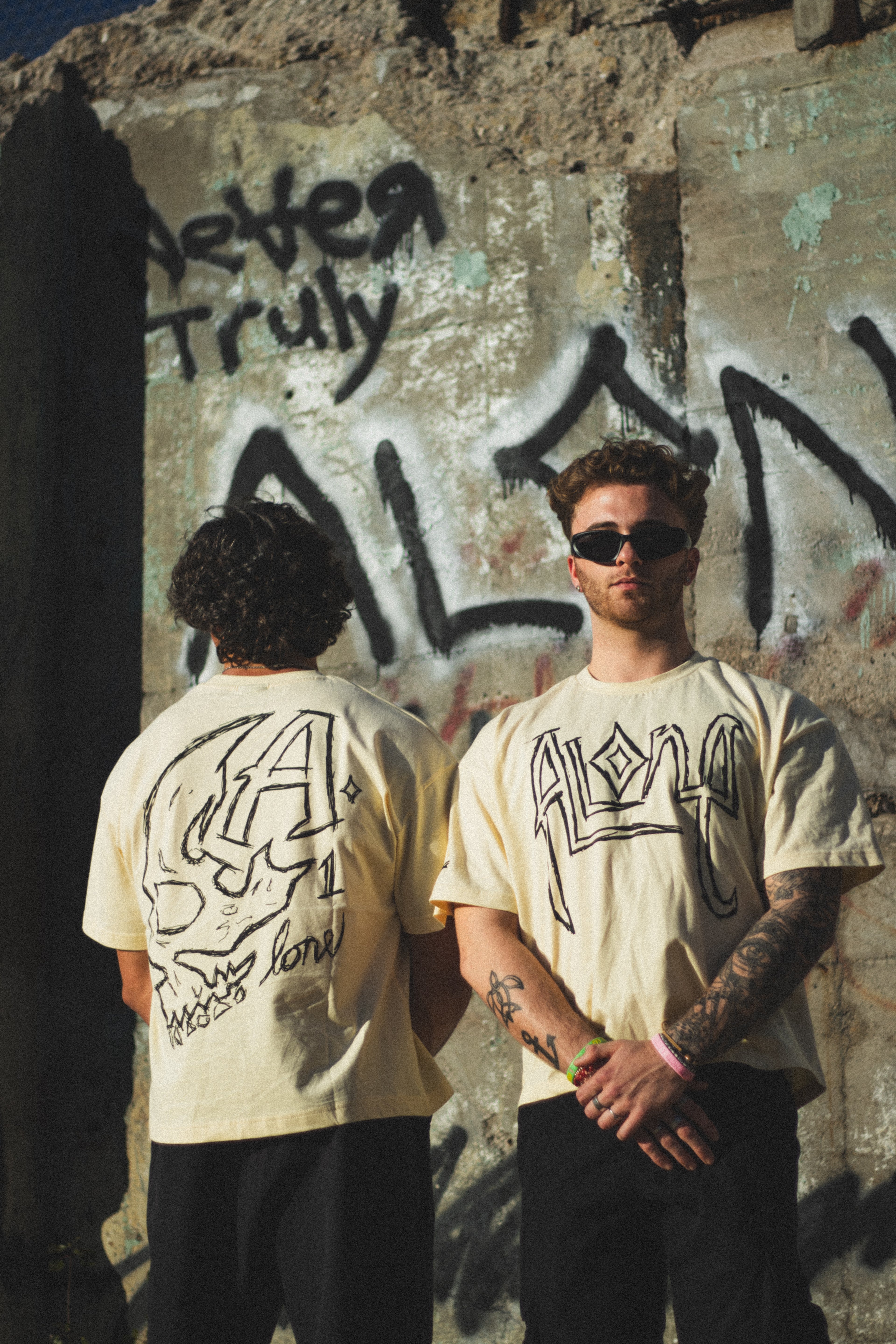 Alone Cream Tee