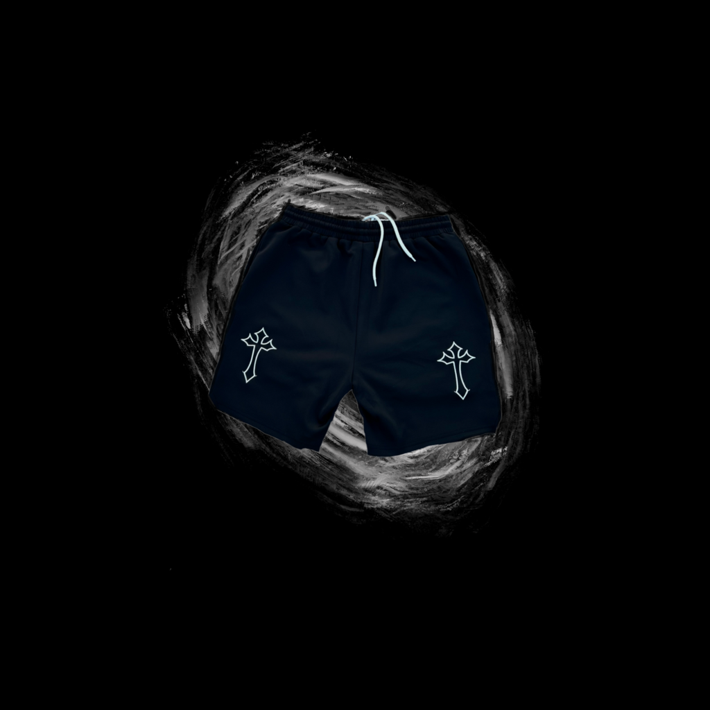 Embroidered Alone Shorts