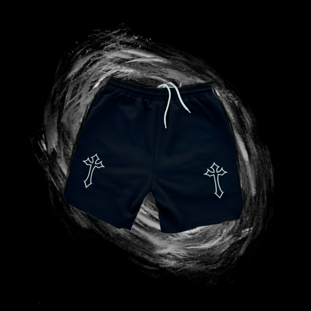 Embroidered Alone Shorts