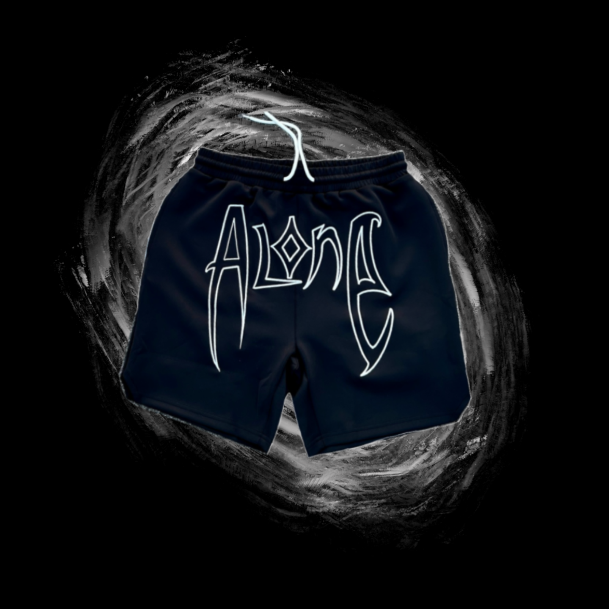 Embroidered Alone Shorts