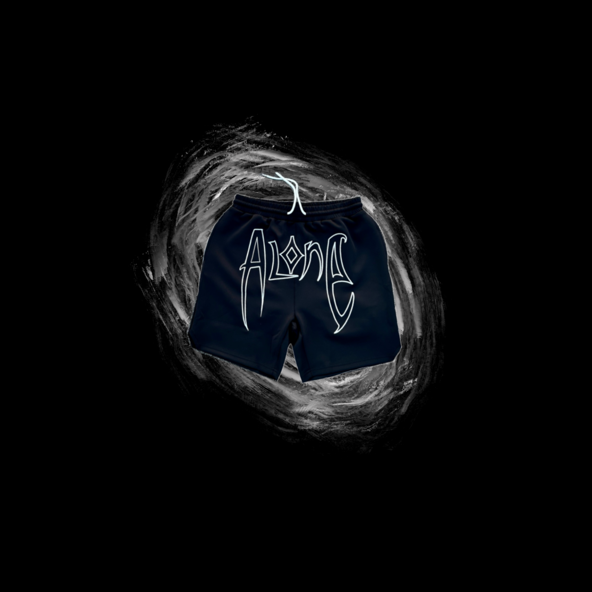 Embroidered Alone Shorts